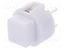Switch: keypad; Pos: 2; SPST-NO; 0.01A/32VDC; white; Mounting: THT