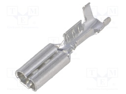 Terminal: flat; 2.8mm; 0.5mm; female; 0.3÷0.5mm2; crimped; straight