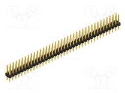 Connector: pin strips; pin header; male; PIN: 74; 2mm; THT; 2x37