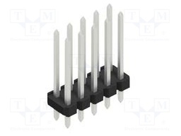 Connector: pin strips; pin header; male; PIN: 10; 2.54mm; THT; 2x5