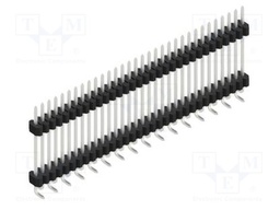Connector: pin strips; pin header; male; PIN: 32; 1.27mm; SMT; 1x32