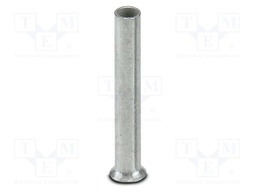 Tip: bootlace ferrule; non-insulated; copper; 0.75mm2; tinned