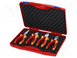 Kit: general purpose; Pcs: 4; Application: for electricians; bag