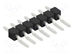 Connector: pin strips; pin header; male; PIN: 7; 2.54mm; SMT; 1x7