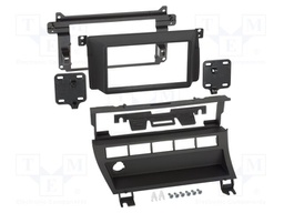 Radio frame; BMW; 2 DIN; black