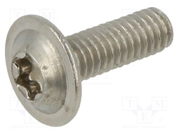 Screw; M4x12; Head: button; Torx®; stainless steel; DIN 34805-2