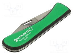 Knife; for stripping wires; folding