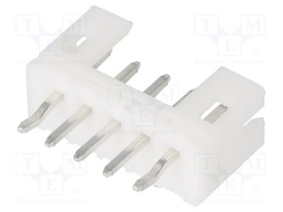 Socket; wire-board; male; 140; 2mm; PIN: 5; THT; 100V; 2A; tinned