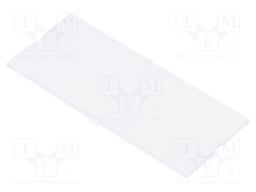 Front panel; without frame,with holder; transparent