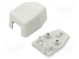 Enclosure: for power supplies; with hole; X: 19.3mm; Y: 27.4mm