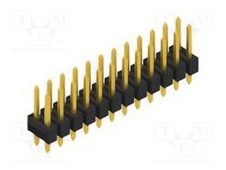 Connector: pin strips; pin header; male; PIN: 24; 2.54mm; THT; 2x12