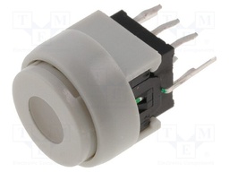 Switch: keypad; Pos: 2; DPDT; 0.1A/30VDC; white; Illumin: LED; 1.5N