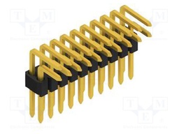 Connector: pin strips; pin header; male; PIN: 20; 1.27mm; THT; 2x10