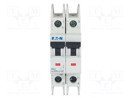 Circuit breaker; 220VDC; Inom: 15A; Poles: 2; Charact: B; 10kA; IP20