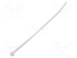 Cable tie; L: 141mm; W: 3.6mm; polyamide; 180N; natural; Ømax: 32mm