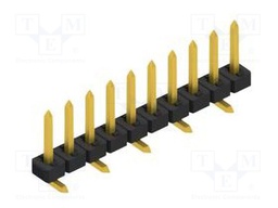 Connector: pin strips; pin header; male; PIN: 10; 2mm; SMT; 1x10