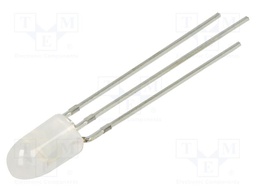 LED; red,green; 5mm; 40°; 2VDC,2.1VDC; Red lumin: 35mcd