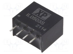 Isolated Board Mount DC/DC Converter, ITE, 1 Output, 2 W, 3.3 V, 400 mA