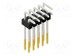 Connector: pin strips; pin header; male; PIN: 10; 2.54mm; THT; 2x5