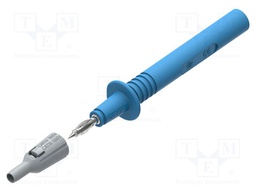 Measuring tip; blue; Tip diameter: 4mm; Socket size: 4mm