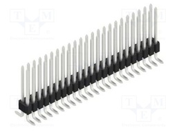 Connector: pin strips; pin header; male; PIN: 46; 1.27mm; SMT; 2x23