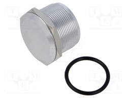 Plug; Cutout: Ø25mm; Mat: aluminum alloy; Panel thick: max.10mm