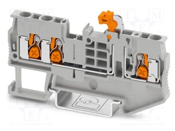 Splice terminal: rail; 20A; 500V; PA; L: 36.9mm; 0.5÷4mm2; ways: 1