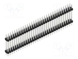 Connector: pin strips; pin header; male; PIN: 62; 2mm; THT; 2x31