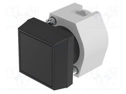 Switch: push-button; 22mm; Stabl.pos: 1; black; none; IP67; flat