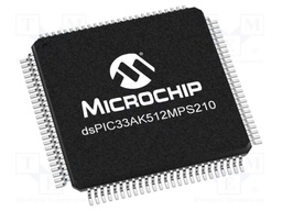 IC: dsPIC microcontroller; 512kB; 64kBRAM; TQFP100; 3÷3.6VDC