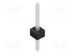 Connector: pin strips; pin header; male; PIN: 1; 2mm; THT; 1x1; 100V