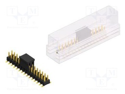 Connector: pin strips; pin header; male; PIN: 30; 2.54mm; SMT; 2x15