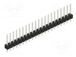 Connector: pin strips; pin header; male; PIN: 21; 2.54mm; THT; 1x21