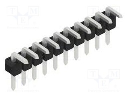 Connector: pin strips; pin header; male; PIN: 10; 2.54mm; THT; 1x10