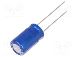 Capacitor: electrolytic; THT; 220uF; 16VDC; Ø8x11.5mm; Pitch: 3.5mm