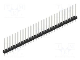 Connector: pin strips; pin header; male; PIN: 28; 2.54mm; THT; 1x28