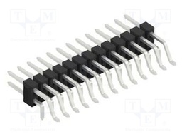 Connector: pin strips; pin header; male; PIN: 26; 2.54mm; SMT,THT