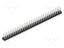 Connector: pin strips; pin header; male; PIN: 66; 2.54mm; THT; 2x33