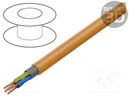 Wire: servo drive; ÖLFLEX® SERVO FD 796 CP; 4G2,5mm2 + (2x1)mm2