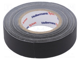 Tape: fixing; W: 19mm; L: 10m; black; -30÷80°C; 64N/cm; 10%