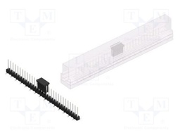Connector: pin strips; pin header; male; PIN: 30; 2.54mm; SMT; 1x30