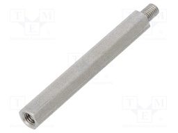 Screwed spacer sleeve; Int.thread: M5; 60mm; Ext.thread: M5