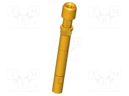 Test needle; Operational spring compression: 2mm; 3A; Ø: 1.5mm