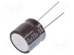 Capacitor: electrolytic; low impedance; THT; 560uF; 35VDC; ±20%