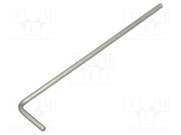 Wrench; hex key,spherical; HEX 2mm; Overall len: 85mm; long