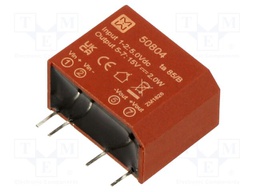 Converter: DC/DC; 2W; Uin: 4.5÷5.5VDC; Uout: 15VDC; Iout: 133mA; PCB
