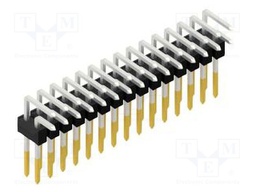 Connector: pin strips; pin header; male; PIN: 30; 2.54mm; THT; 2x15