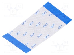 FFC cable; Cores: 50; Cable ph: 0.5mm; contacts on the same side