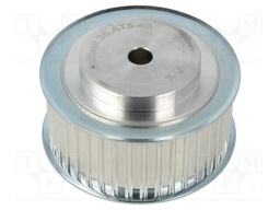 Belt pulley; AT5; W: 25mm; whell width: 36mm; Ø: 62.45mm; aluminium