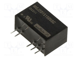 Converter: DC/DC; 2W; Uin: 13.5÷16.5V; Uout: 15VDC; Uout2: -5VDC